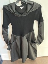 STYLE Women's Black Long Sleeve BoHO Dress Size S Small