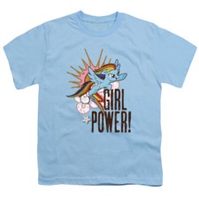 My Little Pony Kids T-Shirt Girl Power Light Blue Tee