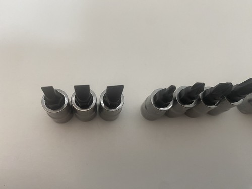Blue Point 1/4” Screwdriver Bit Set 11pc Flat Philips Pozi As Sold By Snap On - Picture 5 of 12