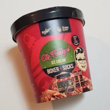 A Christmas Story Mens Fudge Boxer Brief & Socks in Ice Cream Gift Box Set S-XL