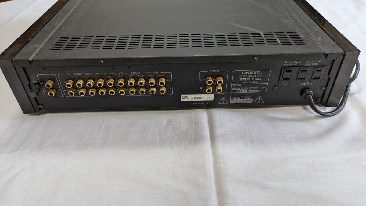 ONKYO Integra P-308 P308 Stereo Premain Amplifier Tseted | eBay ONKYO Integra P-308 P308 Stereo Premain Amplifier Tseted | eBay