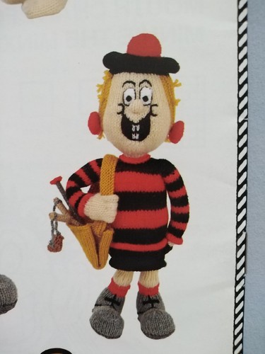 BEANO & DANDY TOYS (7) - 8ply - ALAN DART Knitting Pattern - NEW - Picture 7 of 9