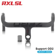 No logo carbon road handlebars 28.6/31.8mm bike Integrated handlebars 