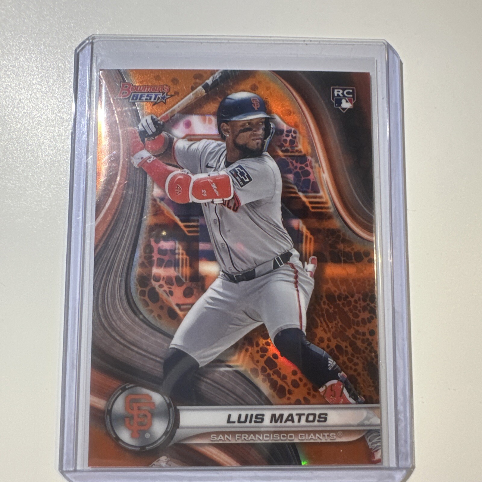 2024 Bowmans Best Luis Matos RC Orange 25/25 San Francisco Giants Low Pop Rare