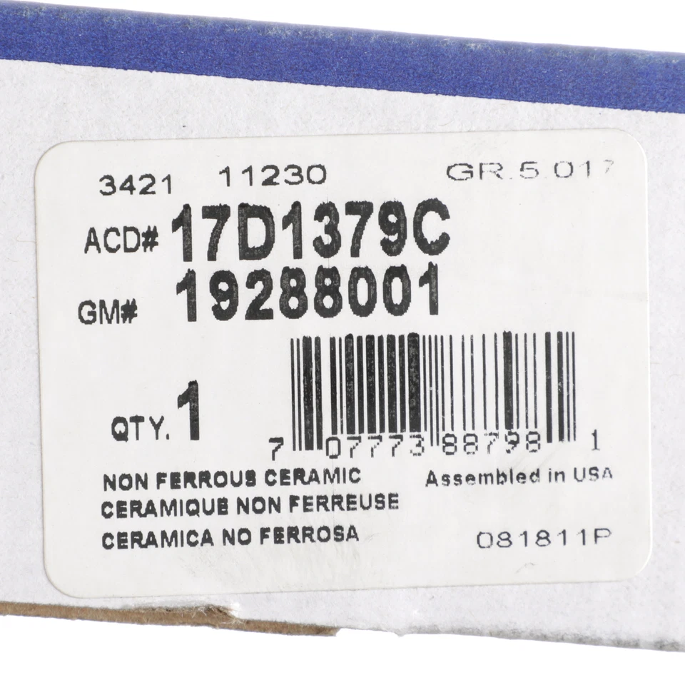 Genuíno GM 2008-2010 Chevrolet HHR conjunto de pastilhas de freio a disco dianteiro cobalto 19288001 - Imagem 3 de 3