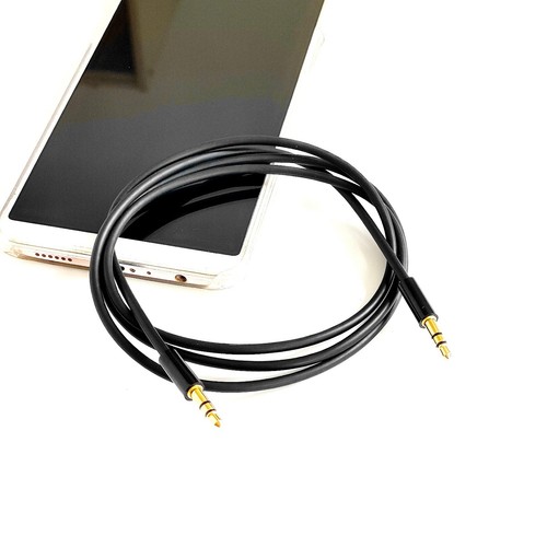 3.5mm Aux Cable (3.3ft/1m,Hi-Fi Sound) Audio Auxiliary Input Adapter Male cable - Picture 4 of 5