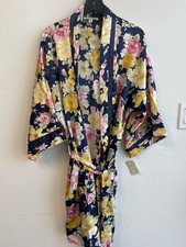Nwt New Vintage Christian Dior Nightgown Pink Yellow Floral. Sz Large Length 37