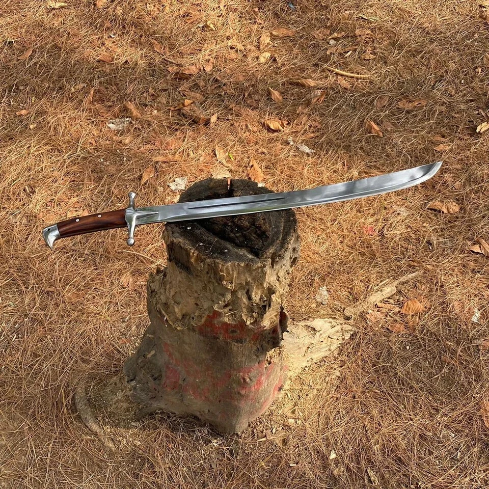 Hunting Survival Sword, Tactical blade | Traditional Handmade Viking Sword Blade - Image 3 of 4