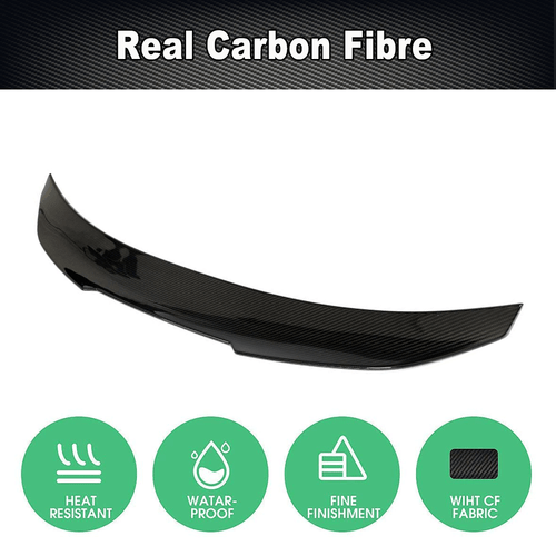 DRY Carbon Spoiler Posteriore Ala Labbro Adatto per BMW M4 F82 Coupe 2014-2019 - Foto 5 di 11