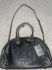 Juicy Couture  Black Scottie Twig Dogs Bowler Grab Bag New  Sold Out 