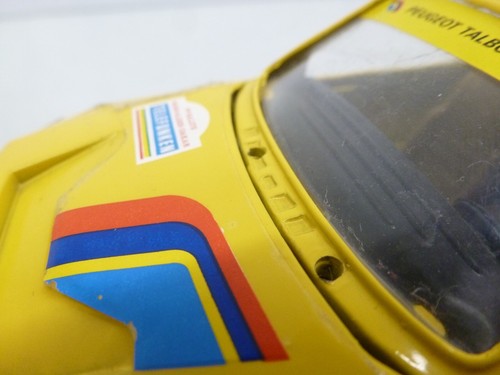 CB CAR ITALY PEUGEOT 205 TURBO 16 #205 RALLYE -YELLOW 1:24- GOOD - 181 - Picture 4 of 8