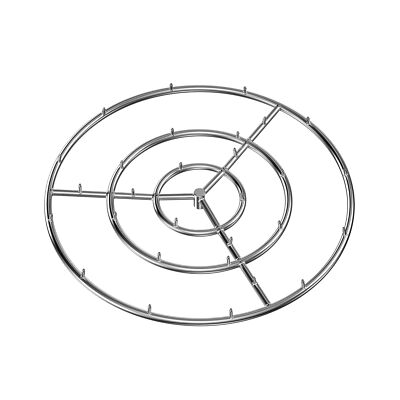 Skyflame 30-Inch Round Stainless Steel Fire Pit Jet Burner Ring, High Flame