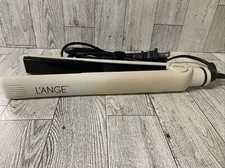 L'ANGE  HS035 Ceramic Flat Iron Hair Straightener Blush Pink 1" Tested
