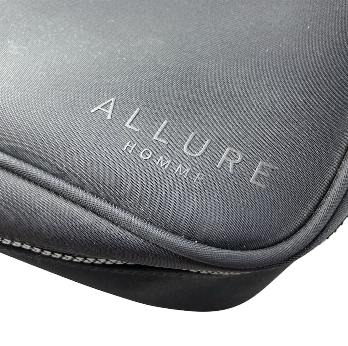 CHANEL Allure Homme Black Toiletry DOPP Shave Makeup Pouch Zip