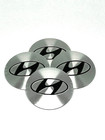 <!--F#f_0-->Hyundai Silver/Black Logo Wheel Centre Domed Stickers 1 Set of 4pcs 56mm<!--F/-->