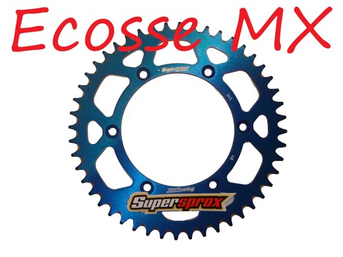 Yamaha YZ250F YZ450F YZ426F Azul Supersprox Piñón Trasero Alloy 49T Motocross