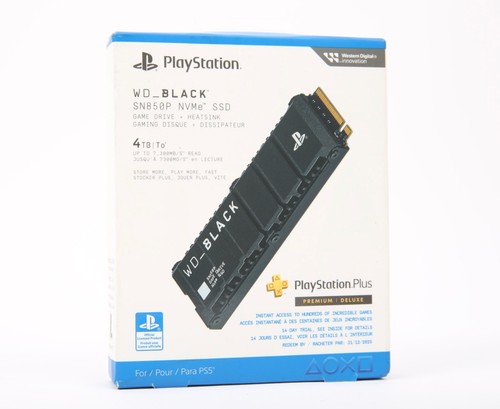Western Digital WD_BLACK SN850P 4TB NVMe SSD Game Drive + Heatsink - New BOXED - 第 1/2 張圖片