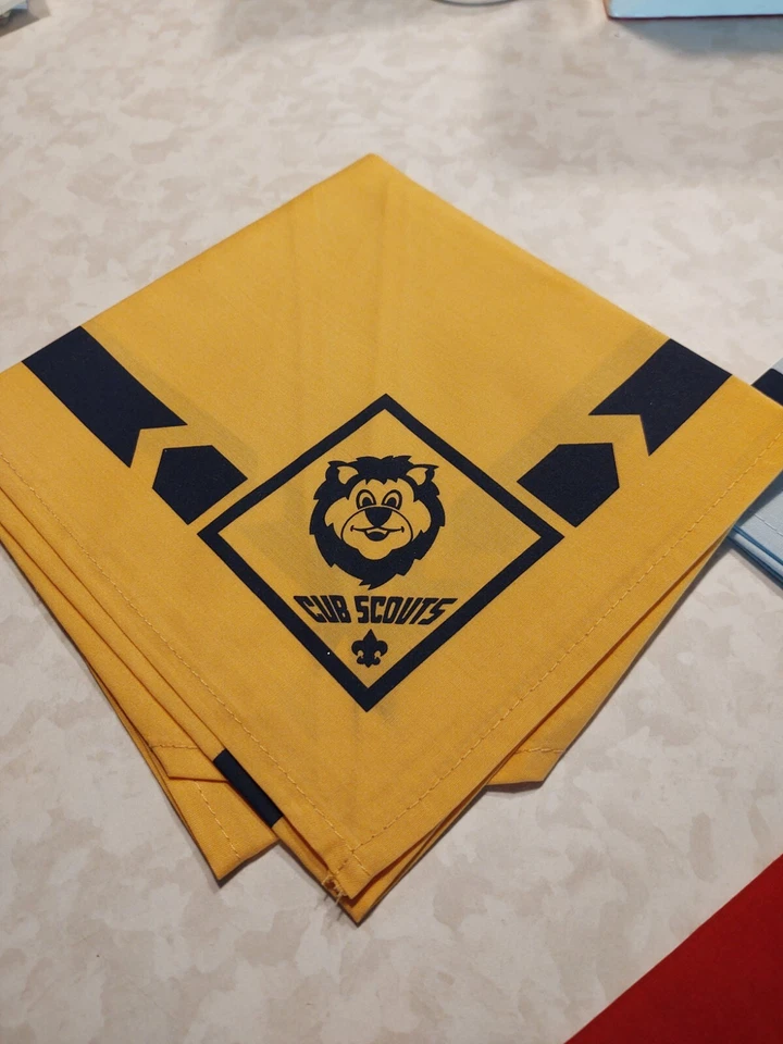 BSA Official Cub Scouts Neckerchief Lion Tiger Wolf Bear Webelo Ranks available - Image 2 of 4