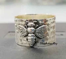 Honey Bee Ring ,925 Sterling Silver Ring ,Silver Jewelry ,Handmade Ring All size