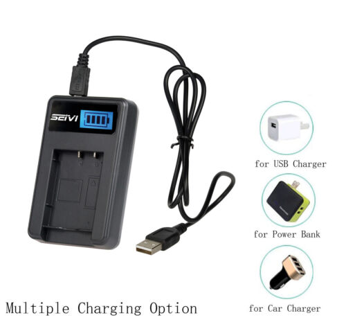 Battery Charger for Sanyo Xacti VPC-E1500,VPC-E1500TP,VPC-E1600TP Digital Camera - Picture 7 of 25
