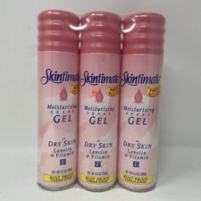 Vintage 1995 Skintimate Shave Gel SEALED 3 Pack Dry Skin 9.5oz