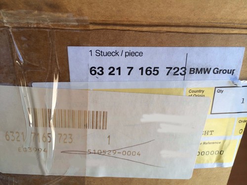 BMW E85 Z4 Genuine Left Hand Tail Light - 63217165723 - NEW - Picture 2 of 2