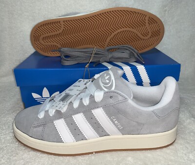 ADIDAS ORIGINALS CAMPUS 00S CASUAL SNEAKERS MENS SZ 10.5 GREY WHITE HQ8707 NIB