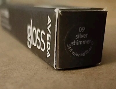 AVEDA FEED MY LIPS NOURISH-MINT LIP GLOSS 09 SILVER SHIMMER 