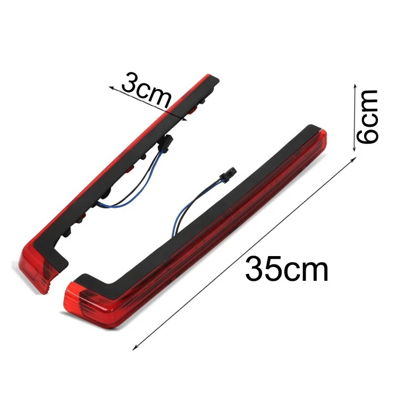 Side Marker for Harley Electra Glide Ultra Limited 09-23 Topcase LED black Foto 2 de 4