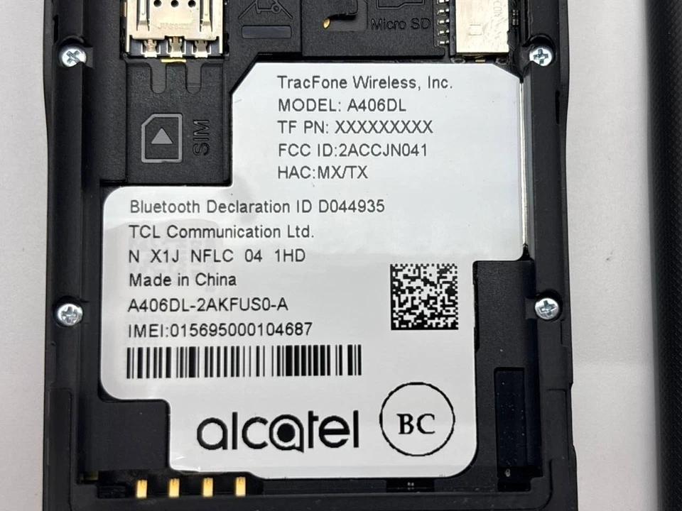 Alcatel MyFlip 2 Clamshell A406DL Flip Phon 2.8" 4GB KaiOS nano SIM Tracfone - Image 4 of 4