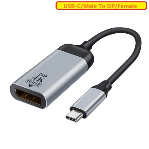 UHD USB Type C Female to Hdmi/DP Video Converter 4K@60Hz Projection HDTV Adapter - Picture 21 of 21
