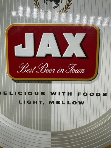 Vintage JAX Beer Metal Tray ( Canco) in Outstanding Condition for Man Cave - Picture 8 of 20