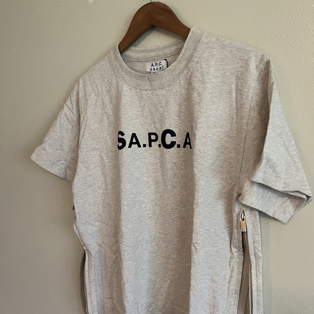 sacai MEMORY L/S TEE Grey サカイ Size 4 XL Sacai x APC Taiyo Tee Grey New Medium Authentic | eBay