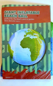 giant globe beach ball