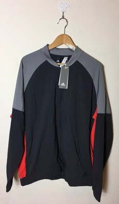 black orange adidas jacket