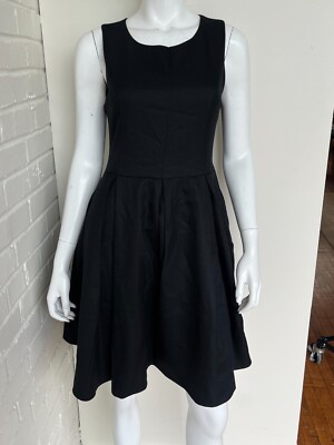 by Malene Birger Dress Black Sleeveless Flared  Size 38/Small