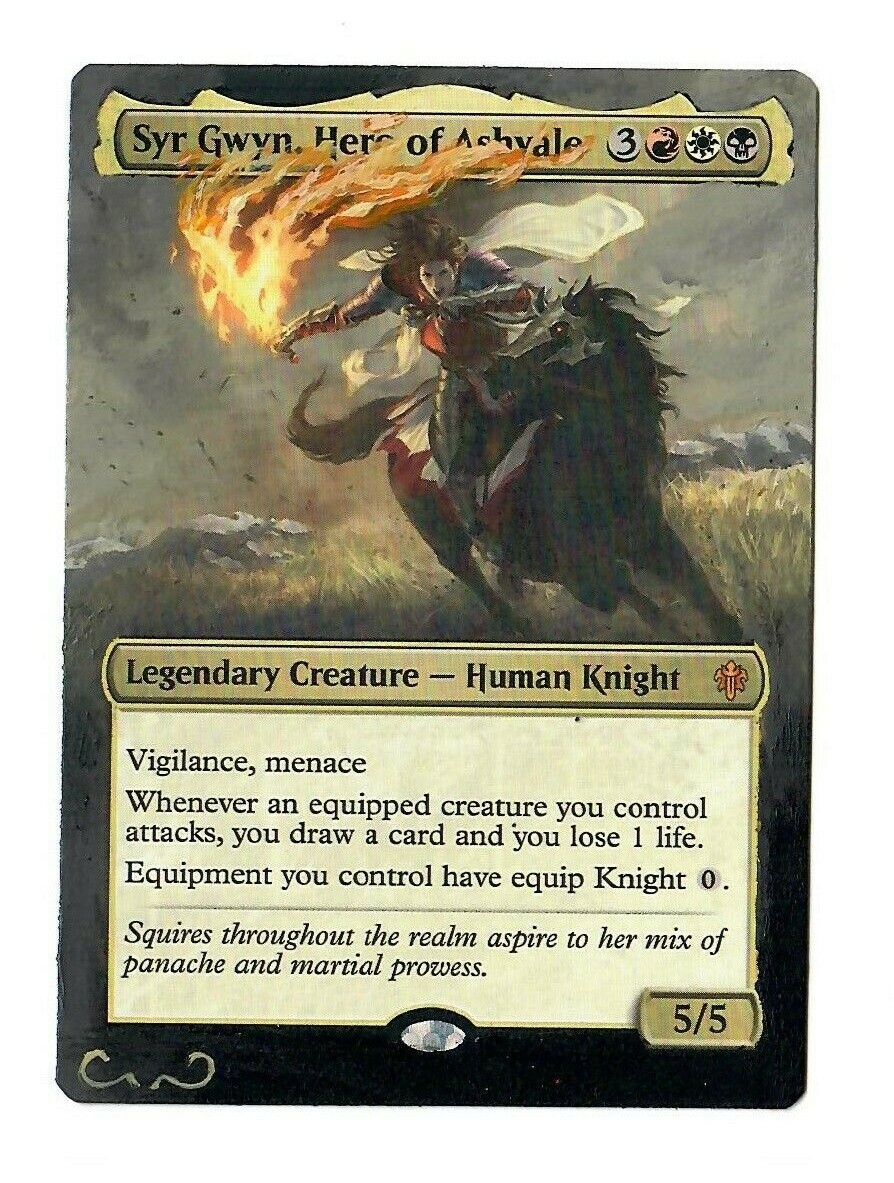 mtg syr gwyn commander deck EDH Deck Gwyn, Hero of Ashvale 100 Magic Cards Custom Deck Knights Equipment playmats enhance the gameplay experience Syr Gwyn, Hero of Ashvale