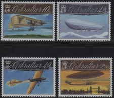 Gibraltar Issue 2010 (Set 1383-1386) Aircraft