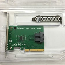 SFF8643 to SFF-8639 NVMe U.2 Solid State Drive PCIe x8 Dual Port SSD Adapter