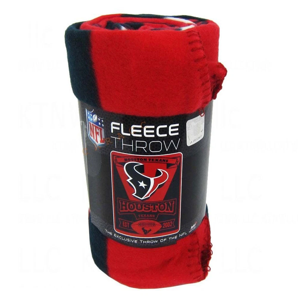 Houston Football Texans Soft Fleece Throw Blanket
