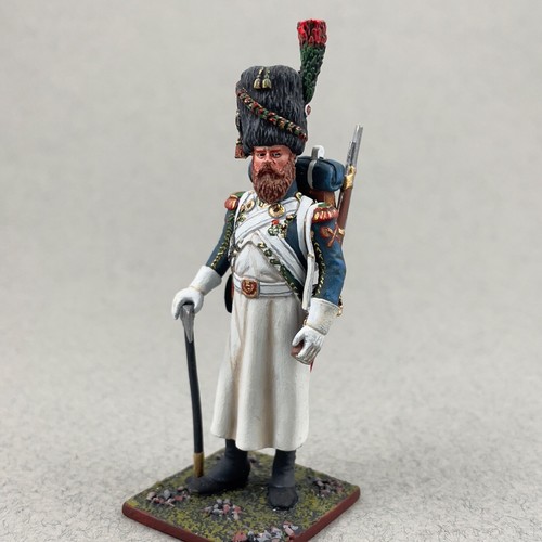 Napoleonic Grenadier 54 mm, Painted tin soldier, French Sapper of the Old Guard - Picture 14 of 16
