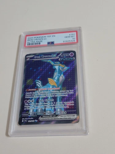 Iron Crown EX - Pokemon Temporal Forces #191 - Gem Mint PSA 10