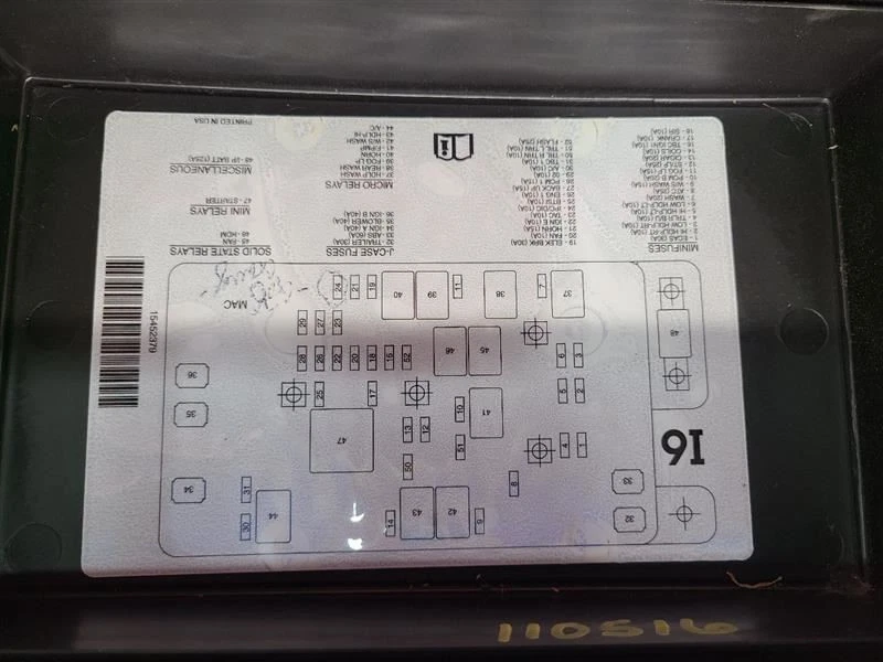 02 03 OLSMOBILE BRAVADA caja de fusibles motor OEM Foto 4 de 4