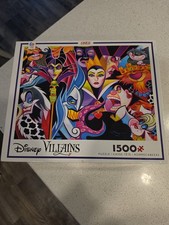 NEW Disney Villains Jigsaw Puzzle, Ceaco 1500 Pieces 32" x 24" Sealed