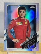 CHARLES LECLERC 2021 Topps Chrome F1 Ferrari Portrait Refractor #11 Monaco GP 16