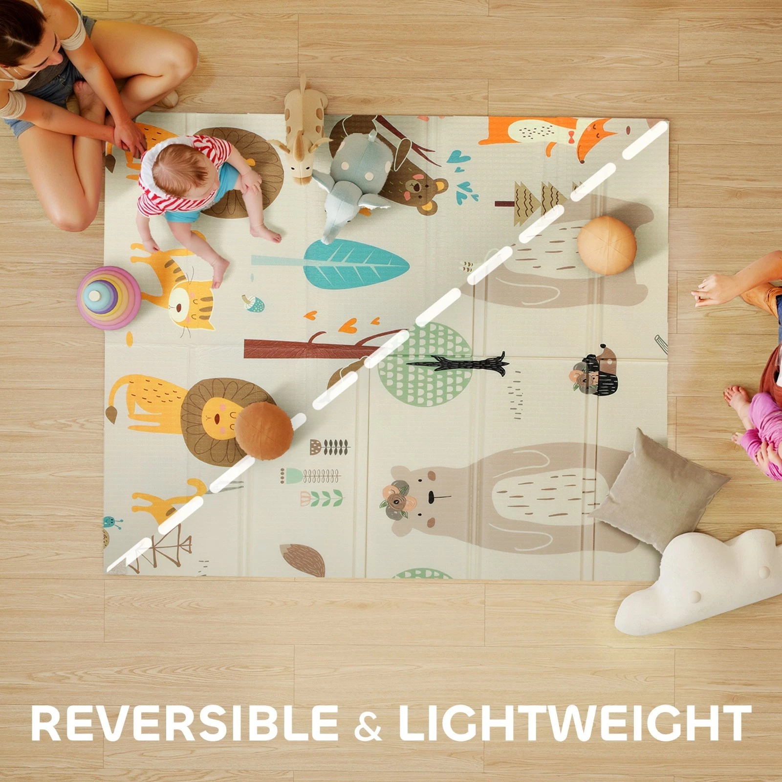 Soft Baby Play Mat Waterproof Foldable Animal Activity Floor Mat
Opens in a new window or tab