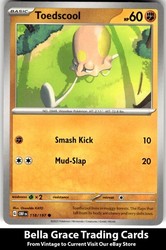 Toedscool 118/197 Obsidian Flames Common Pokemon Card