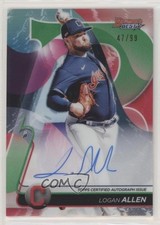 2020 Bowman's Best of Green Refractor 47/99 Logan Allen #B20-LA Auto 0m8