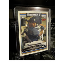 Topps 2006 Prince Fielder Milwaukee Brewers Rookie #639 Baseball Card. rookie card picture
