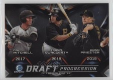 2019 Bowman Draft Chrome Progression Quinn Priester Cal Mitchell #DPR-PIT 8i5
